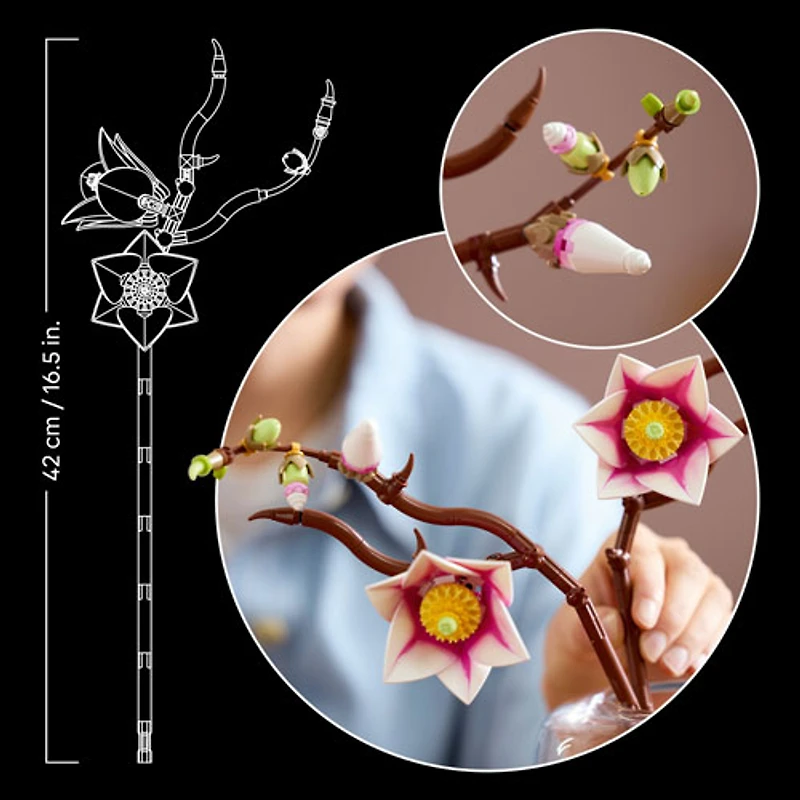 LEGO Botanicals : Les branches de magnolia - 435 pièces (11510)