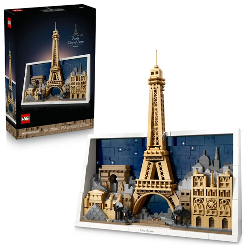 LEGO Architecture : Paris - La Ville de l'amour - 958 pièces (21064)