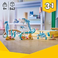 LEGO Creator: 3 in 1 Sea Animals: Beautiful Dolphins - 542 Pieces (31385)