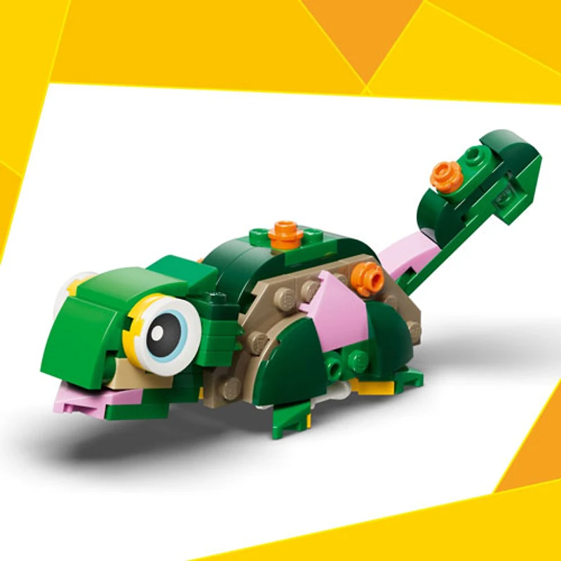 LEGO Creator : trois-en-un La tortue avec un nénuphar - 124 pièces (31377)