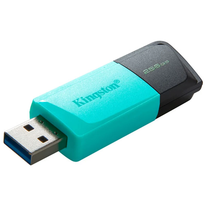 Kingston DataTraveler Exodia M 256GB USB 3.2 Flash Drive - Black/Teal