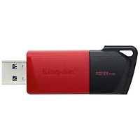 Clé USB 3.2 de 128 Go DataTraveler Exodia M de Kingston - Rouge/Noir