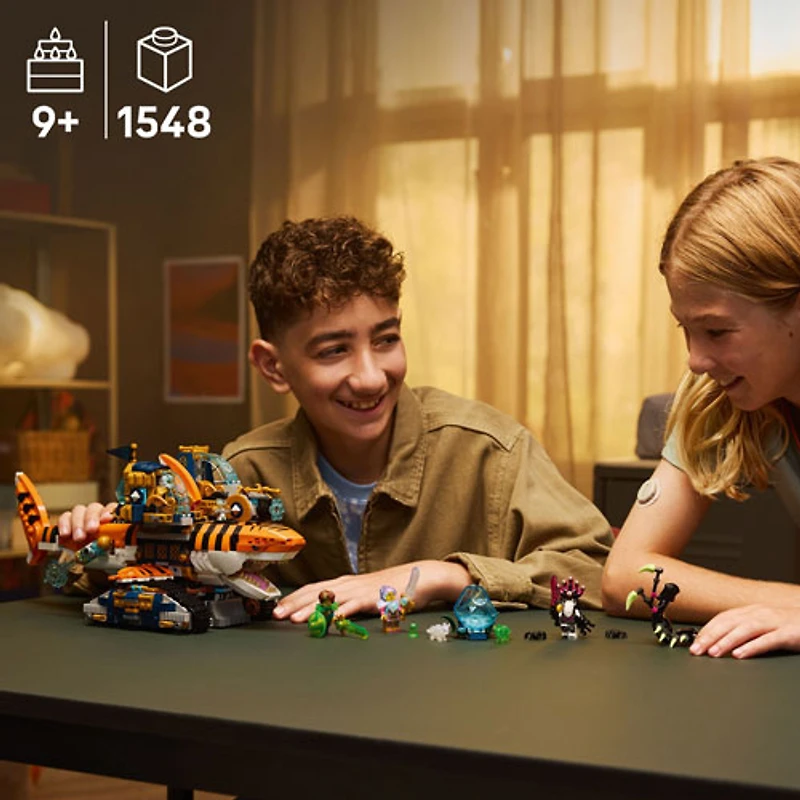 LEGO DREAMZzz : Le vaisseau d'assaut requin-tigre - 1548 pièces (71515)