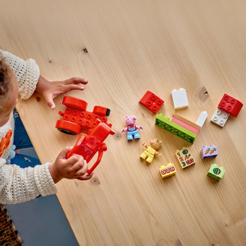 LEGO DUPLO: Peppa Pig Tractor and Market - 18 Pieces (10468)
