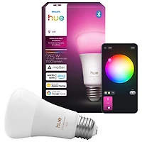 Philips Hue A19 Smart LED Light Bulb - Full - White & Colour Ambiance