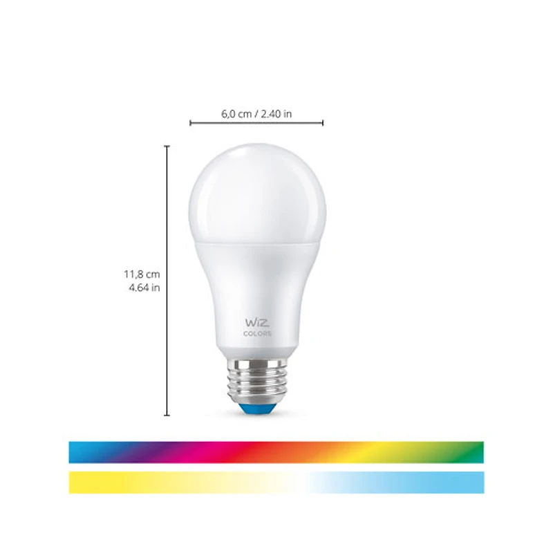 Ampoule DEL intelligente A19 de WiZ - Ambiance blanche