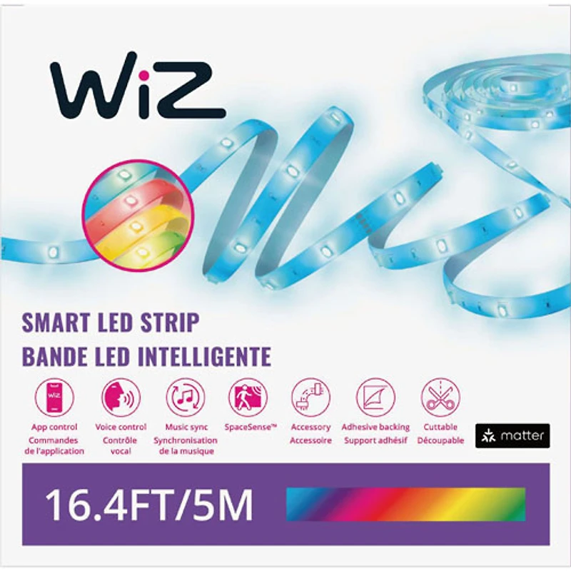 WiZ RGB Smart LED Light Strip - 5m (16.4 ft) - Multi-Colour