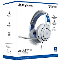 Casque de jeu avec fil Atlas 200 de Turtle Beach pour PlayStation - Blanc