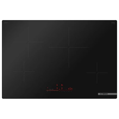 Surface de cuisson à induction de 30 po à 4 éléments de la série 500 de Bosch (NIT5063UC) - Noir