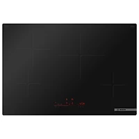 Surface de cuisson à induction de 30 po à 4 éléments de la série 500 de Bosch (NIT5063UC) - Noir