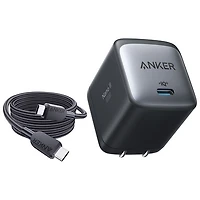 Anker Nano II 65W USB-C Wall Charger with USB-C to USB-C Cable