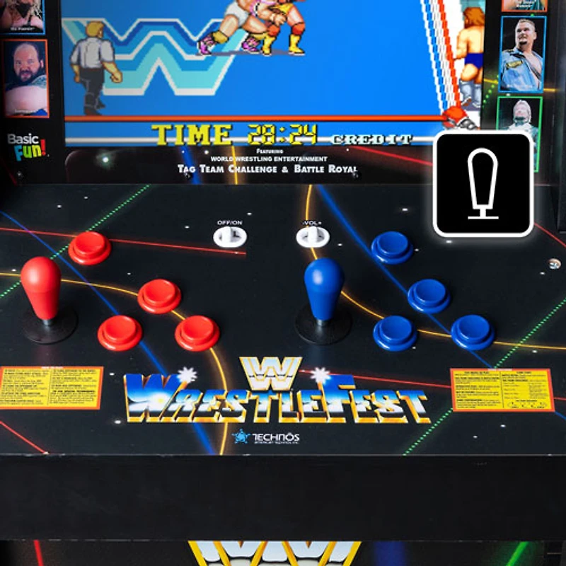 Borne d'arcade WWE Ultra Series Classics de Basic Fun