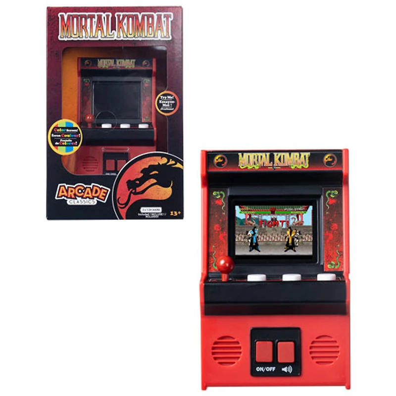 Basic Fun Classics Mortal Kombat Mini Arcade Machine