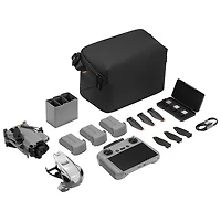 Ensemble Fly More Combo Plus avec quadricoptère Mini 5 Pro de DJI et radiocommande - Gris
