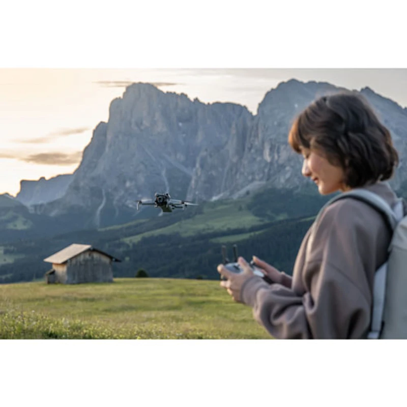 DJI Mini 5 Pro Quadcopter Drone Fly More Combo with DJI RC2 Remote Control - Grey