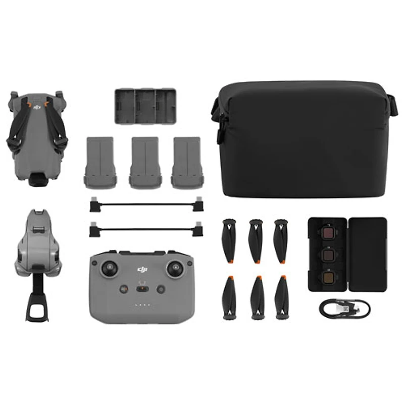 DJI Mini 5 Pro Quadcopter Drone Fly More Combo with RC-N3 Remote Control - Grey