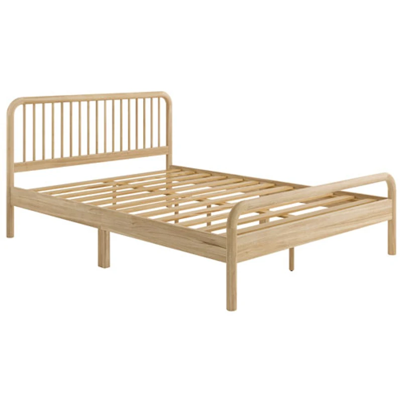 Lit pour jeune Porto de Storkcraft - Lit double - Naturel
