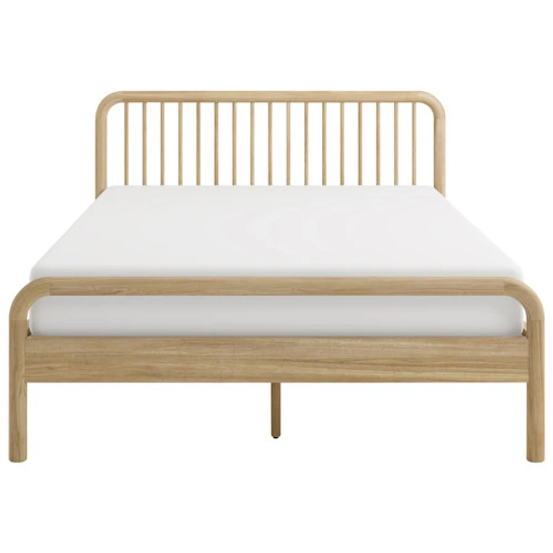 Lit pour jeune Porto de Storkcraft - Lit double - Naturel