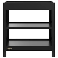 Table à langer à 2 tablettes Teddi de Graco avec coussin à langer - Noir