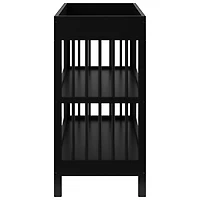 Table à langer à 2 tablettes Teddi de Graco avec coussin à langer - Noir