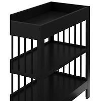 Table à langer à 2 tablettes Teddi de Graco avec coussin à langer - Noir