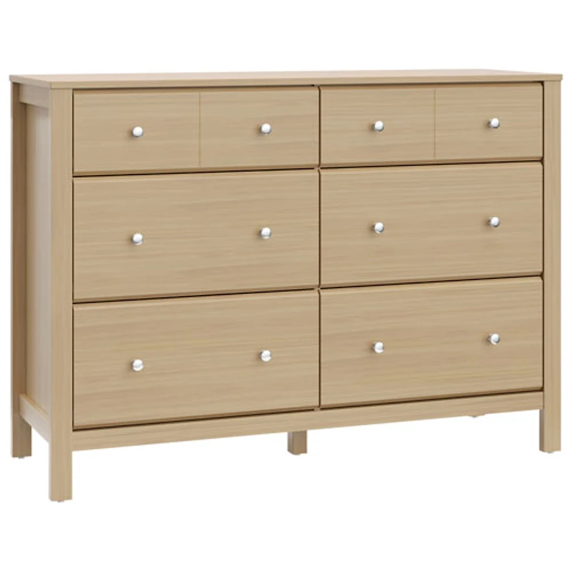 Storkcraft Horizon 6-Drawer Kid Dresser - Driftwood