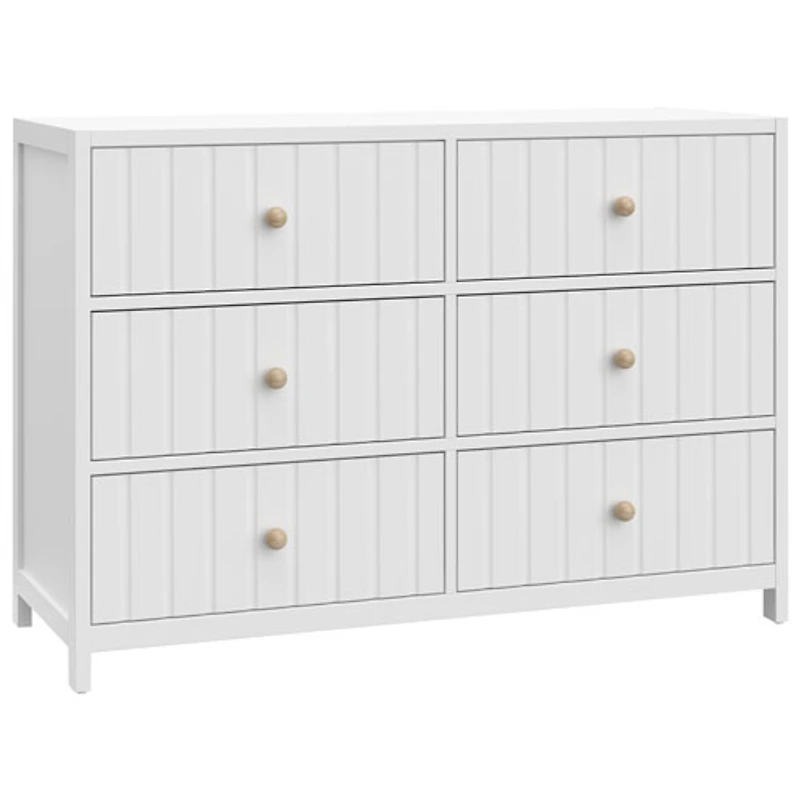 Commode à 6 tiroirs Teddi de Graco pour enfants - Blanc