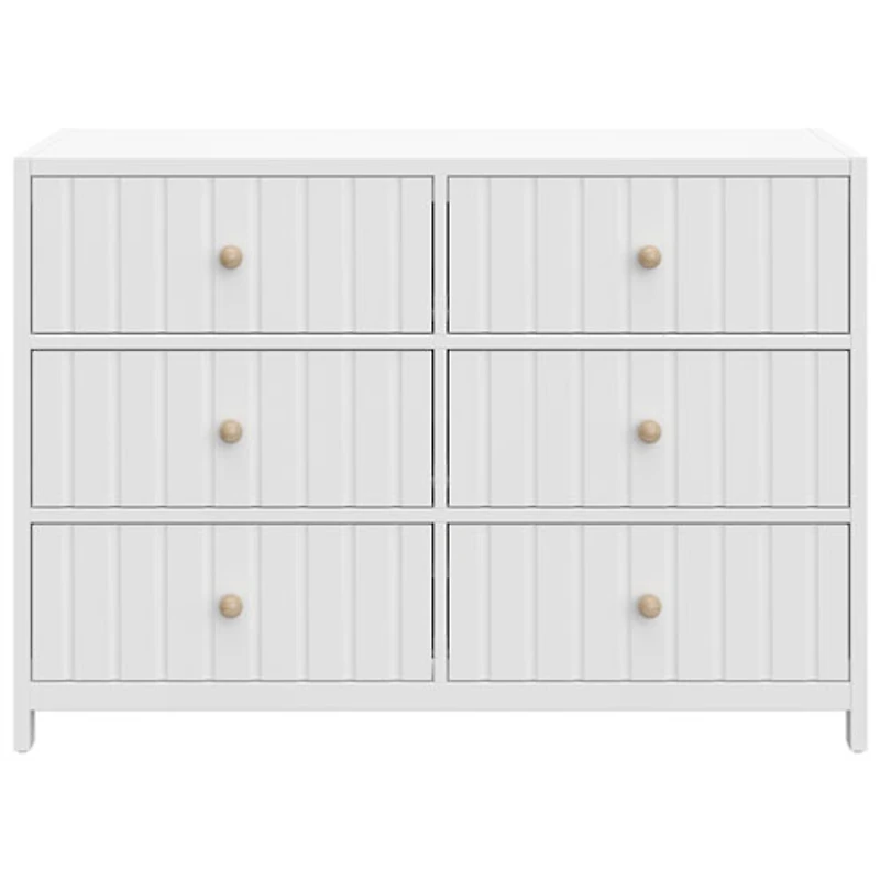 Commode à 6 tiroirs Teddi de Graco pour enfants - Blanc