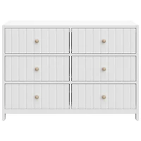 Commode à 6 tiroirs Teddi de Graco pour enfants - Blanc