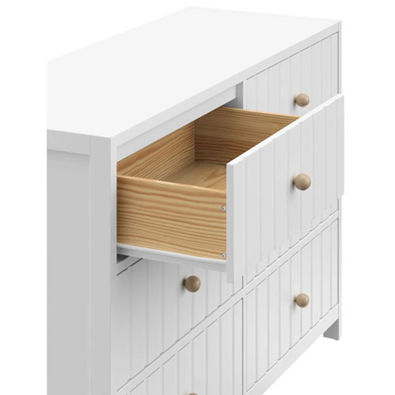 Commode à 6 tiroirs Teddi de Graco pour enfants - Blanc