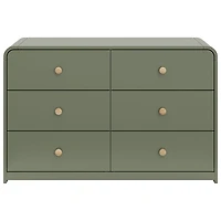 Commode à 6 tiroirs pour enfants Santos de Storkcraft - Olive