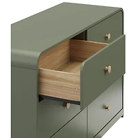 Commode à 6 tiroirs pour enfants Santos de Storkcraft - Olive