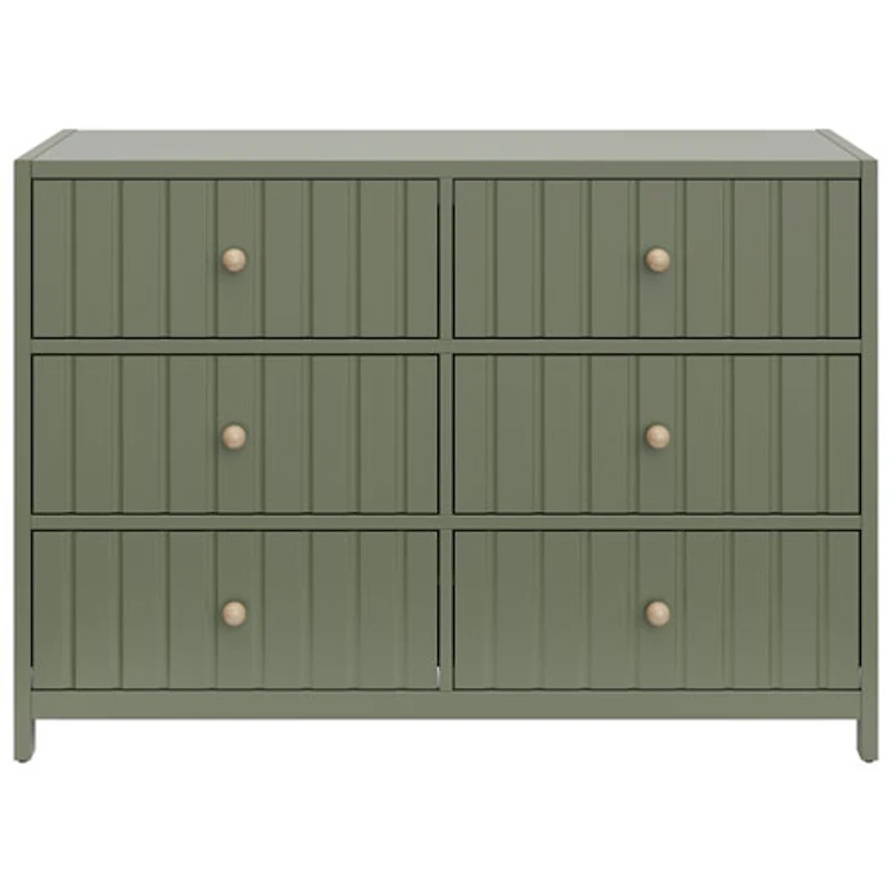 Graco Teddi 6-Drawer Kid Dresser - Olive