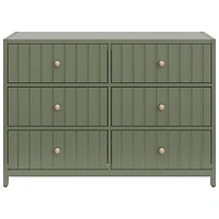 Graco Teddi 6-Drawer Kid Dresser - Olive