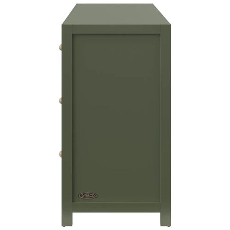 Graco Teddi 6-Drawer Kid Dresser - Olive