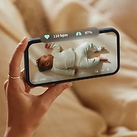 Ensemble Dream Duo d'Owlet avec interphone de surveillance Dream Sock et caméra HD 2K Dream Sight (PS03NWBCAN) - Bleu rêve