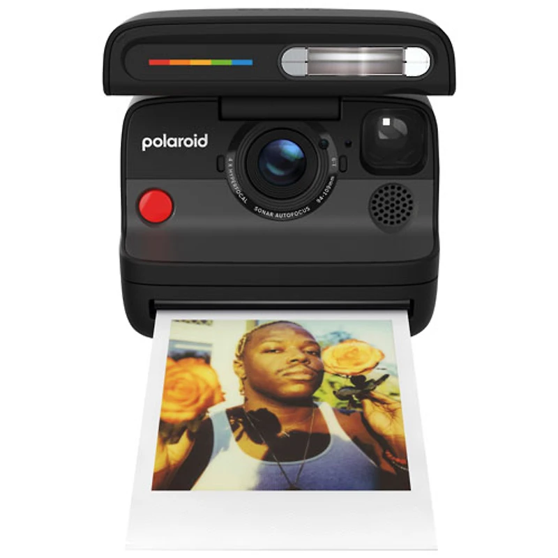 Appareil photo instantané Flip de Polaroid avec films - Noir