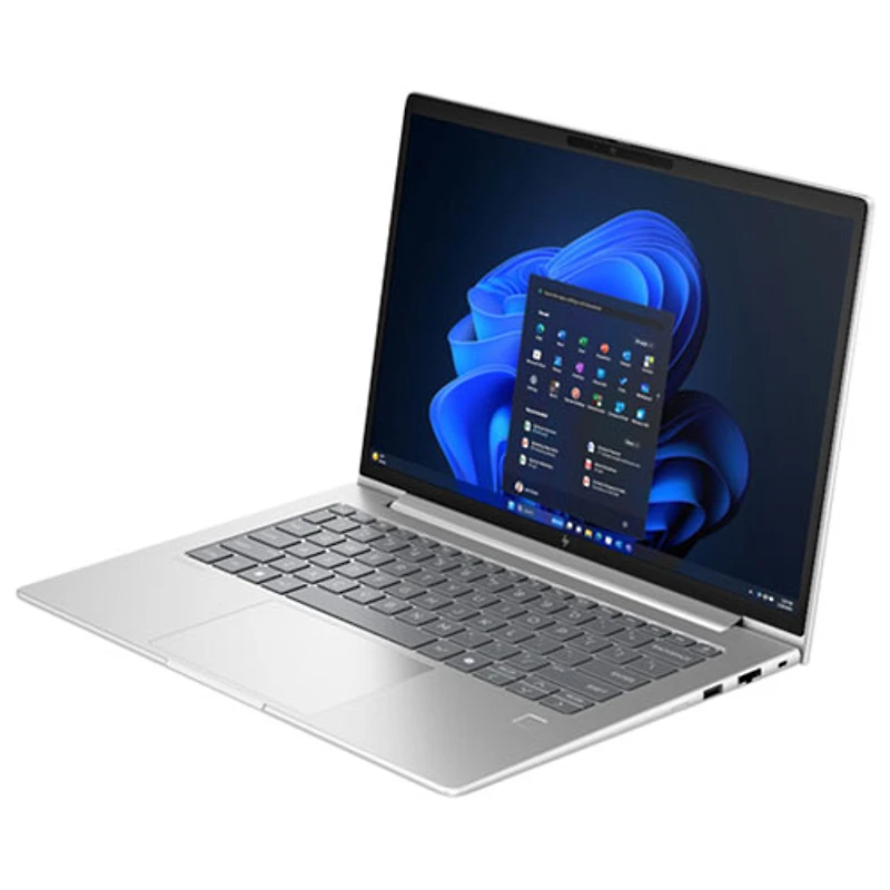 Portable professionnel de 14 po EliteBook 6 G1i AI de HP - Argent vif (Ultra 5 225U d'Intel/RAM 16 Go/SSD 512 Go/Win 11 Pro) - Anglais