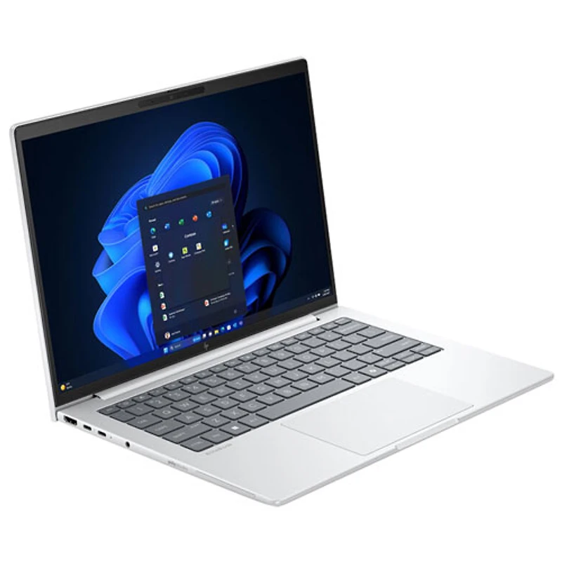 Portable professionnel à écran tactile 14 po EliteBook 8 G1i de HP - Argent vif (Core Ultra 5-228V d'Intel/RAM 32 Go/SSD 512 Go/Windows 11 Pro) - Anglais