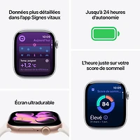 Apple Watch Series 11 (GPS + Cellular) 46mm Slate Titanium Case with Slate Milanese Loop