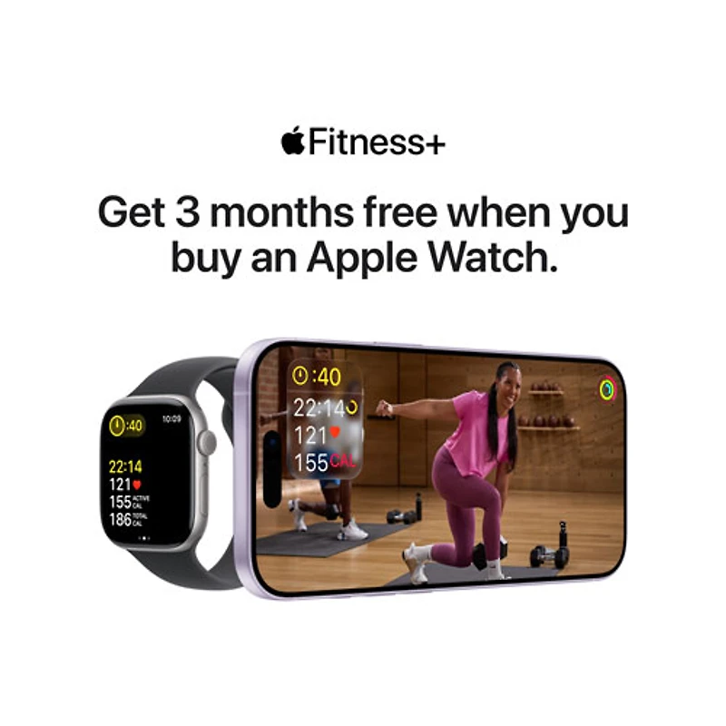 Apple Watch Series 11 (GPS) 42mm Silver Aluminum Case with Purple Fog Sport Band