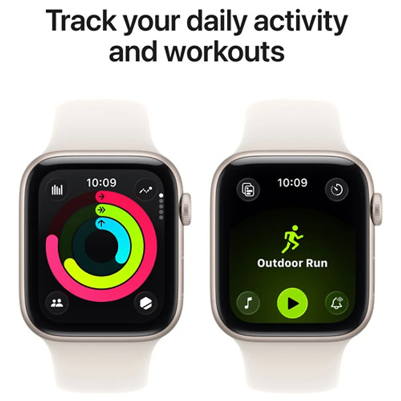 Apple Watch SE 3 (GPS + cellulaire) avec boîtier de mm en aluminium comète et bracelet sport comète