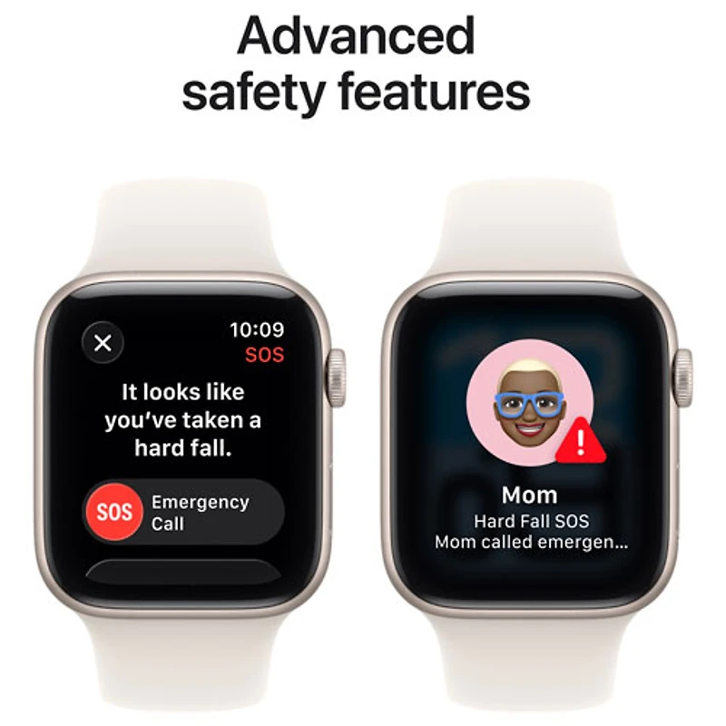 Apple Watch SE 3 (GPS + cellulaire) avec boîtier de mm en aluminium comète et bracelet sport comète