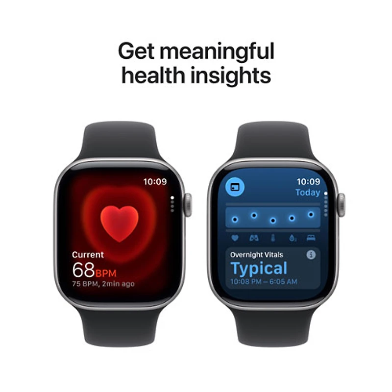 Apple Watch Series 11 (GPS + Cellular) 42mm Space Grey Aluminum Case with Black Sport Band
