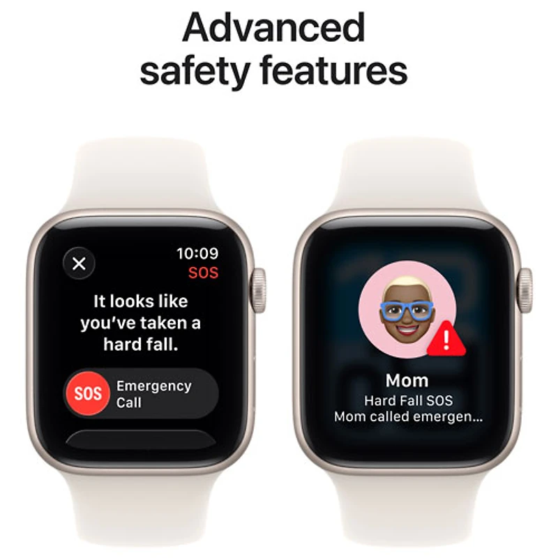 Apple Watch SE 3 (GPS) avec boîtier de mm en aluminium comète et bracelet sport comète