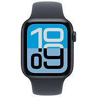 Apple Watch SE 3 (GPS) avec boîtier de mm en aluminium minuit et bracelet sport minuit