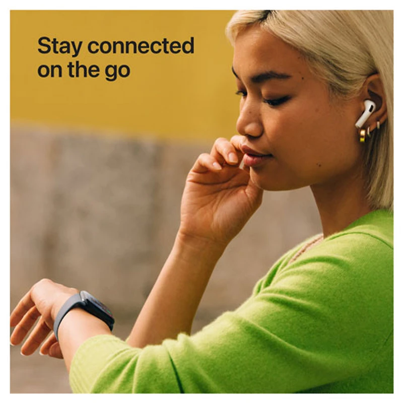 Apple Watch SE 3 (GPS + Cellular) 44mm Midnight Aluminum Case with Midnight Sport Band