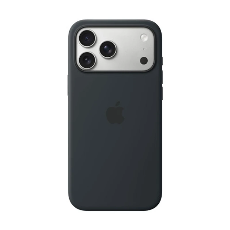 Apple Silicone Fitted Hard Shell Case with MagSafe for iPhone 17 Pro Max - Black