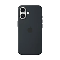 Apple Silicone Fitted Hard Shell Case with MagSafe for iPhone 17 - Black