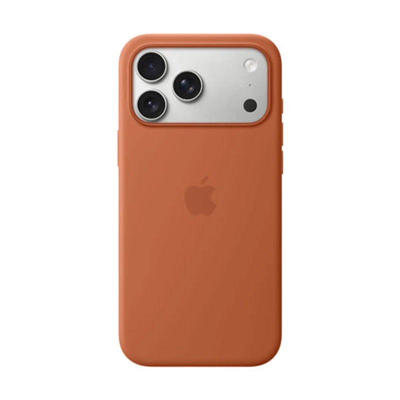 Apple Silicone Fitted Hard Shell Case with MagSafe for iPhone 17 Pro Max - Terra Cotta